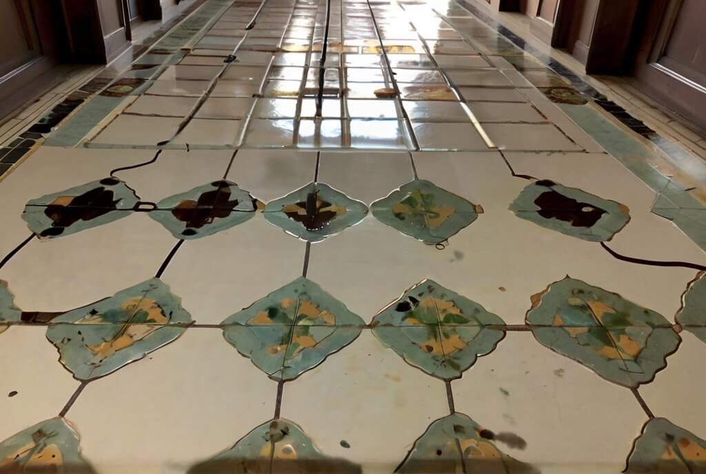 Maintaining Reglazed Floor Tiles